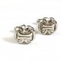 1960's - 1970's Silvertone Cufflinks By HICKOK USA 5917