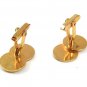 Vintage Goldtone 1 Eine Pfennig Coin Cufflinks 5317