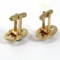 Vintage Goldtone & Tiger Eye Cufflinks 33017