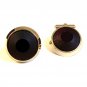 Vintage Destino 1/20th 12K G.F. Red Rhinestone Cufflinks