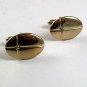 Vintage Goldtone & Small Rhinestone ?? Cufflinks By SWANK 101517