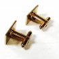 1960's Gold Tone Cufflinks By HICKOK USA 81016