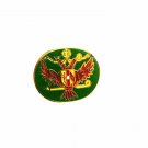 Goldtone Green Red Austro-Hungarian Eagle Tie Clasp Unbranded 32116