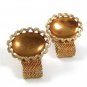 1970'S Goldtone Wrap Around Cufflinks 33117