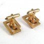 Vintage Goldtone & Red 6's or 9's Cufflinks 81917