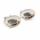 Vintage Silvertone Cufflinks By SWANK 33017B