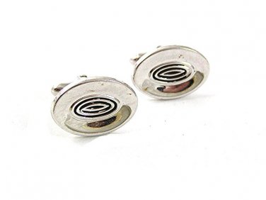 Vintage Silvertone Cufflinks By SWANK 33017B