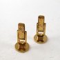 Gold Tone & Red Initial / Letter E Cufflnks 91716