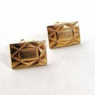 1960's Gold Tone Monogrammable Cufflinks By ANSON 93016