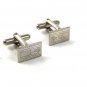1960'S - 1970'S Very Small Silvertone Monogrammable Cufflinks 31717