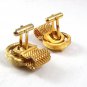 Vintage 1970's Goldtone Zodiac Sagittarius Wrap Around Cufflinks 12417