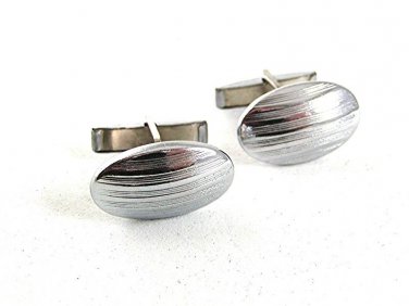 Vintage Silvetone Dress Cufflinks 9417