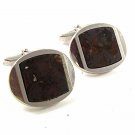 Unusual Silver Tone Cufflinks Made in Germany 13117