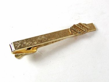 Vintage Goldtone Tie Clasp Unbranded 42916bb