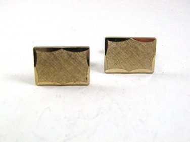 Vintage Goldtone Cufflinks By ANSON 12417