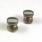 Deco Silvertone Mother Pearl Cufflinks By B&W KUM-A-PART PAT. 1923 52917