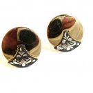 Vintage Odd Anson Gold & Silver Tone Cufflinks