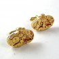Gold Tone Helbros 17 Jewels STEAMBUCK Watch Cufflinks 1317