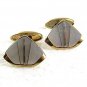 Goldtone & Mother of Pearl Cufflinks 81117