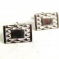 Vintage Silvertone Cufflinks By ANSON PAT PEND 102417