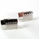 Vintage Sterling Silver Dressy Cufflinks Unbranded 41416