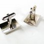 Vintage Sterling Silver Dressy Cufflinks Unbranded 41416