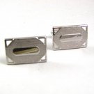 Vintage Silvertone Cufflinks By SWANK 12417