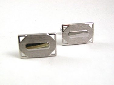 Vintage Silvertone Cufflinks By SWANK 12417