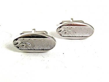Vintage Silvertone Cufflinks By SWANK 102317