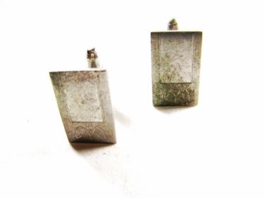 Sterling Silver Monogramable Cufflinks by ANSON 12815