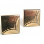 Vintage Square Goldtone Cufflinks By SWANK 102817