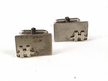 Vintage Sterling Silver Cufflinks By CORRECT 9916