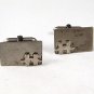 Vintage Sterling Silver Cufflinks By CORRECT 9916