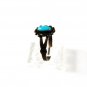 Southwest Sterling Silver Turquoise Ring Size 8 By Conjoined WM 41316