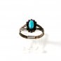 Southwest Sterling Silver Turquoise Ring Size 8 By Conjoined WM 41316