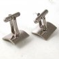 Vintage Silver Tone & Tiger Eye Cufflinks 11516