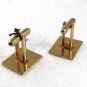 Vintage Goldtone Cufflinks 73117a
