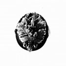 Vintage Silver Tone o.u.W.V. 1 R. HonKlub Leaves Pin by WIEDMANN 11515
