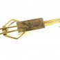 Vintage Gold Tone Tennis Player Tie Clasp By SWANK KLIP 51016