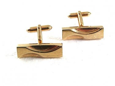 Vintage Goldtone Cufflinks By SWANK 81117