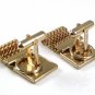Vintage 1970's Goldtone Wrap Around Cufflinks 10417