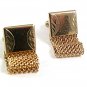 Vintage 1970's Goldtone Wrap Around Cufflinks 10417
