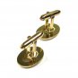 Vintage 14K R.G. Overlay Goldtone Cufflinks By Kreisler USA 93015