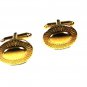 Vintage 14K R.G. Overlay Goldtone Cufflinks By Kreisler USA 93015
