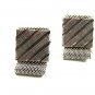 Vintage 1970's Silvertone Wrap Around Cufflinks 101817