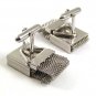 Vintage 1970's Silvertone Wrap Around Cufflinks 101817