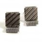 Vintage 1970's Silvertone Wrap Around Cufflinks 101817