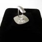 Vintage Silvertone Cufflinks & Tie Clasp In Box By PIONEER 61217