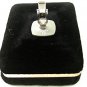 Vintage Silvertone Cufflinks & Tie Clasp In Box By PIONEER 61217