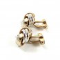 1970's Gold Tone & Silver Tone Large Knot Cufflinks By SWANK 2117